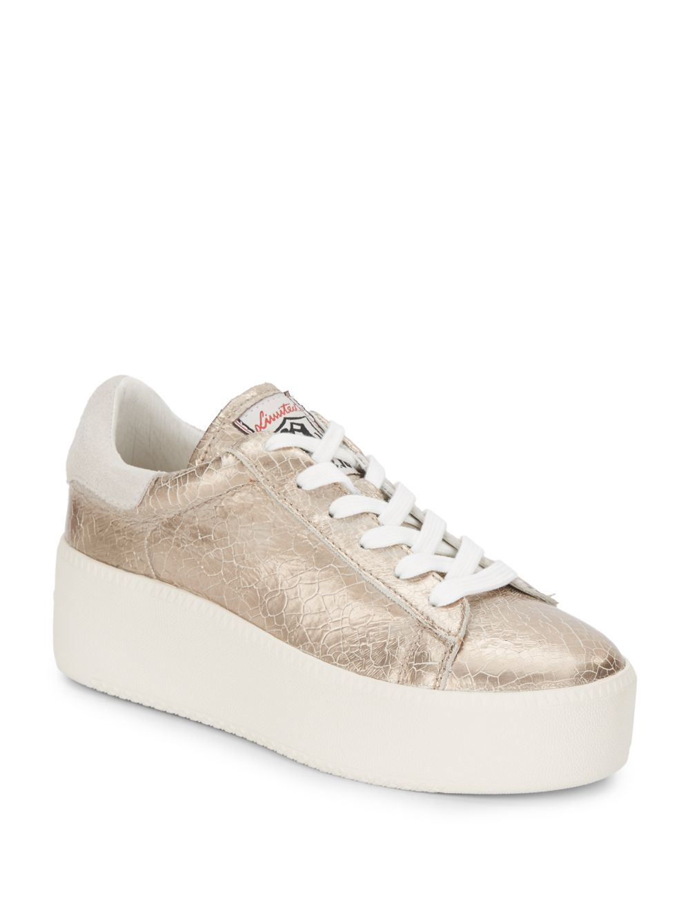 ash metallic sneakers