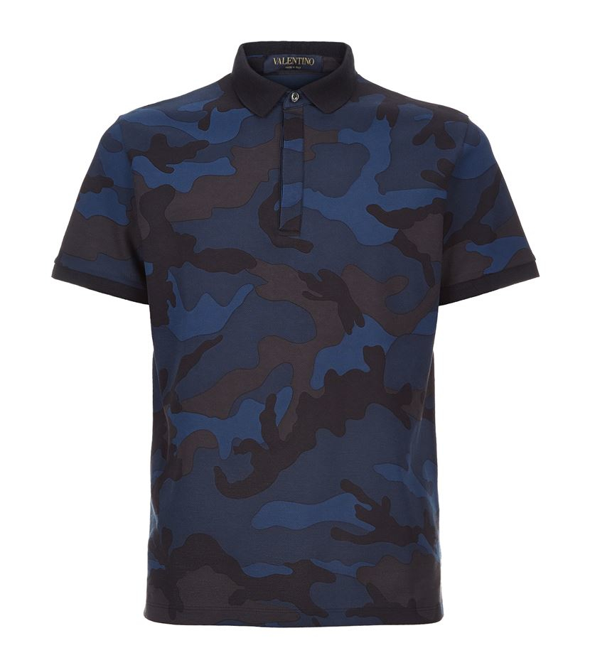 camo nike polo