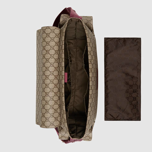 Gucci Gg Supreme Diaper Bag in Pink - Lyst