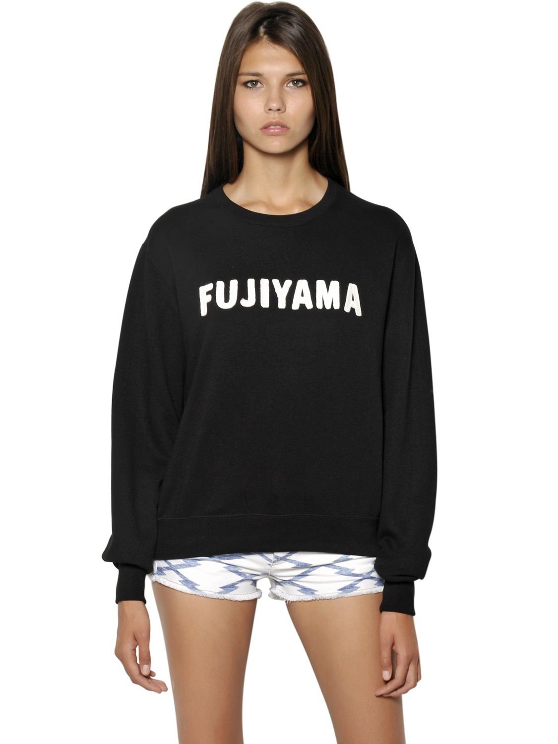 Opdatering Styring Par Étoile Isabel Marant Embroidered Fujiyama Cotton Sweatshirt in Black - Lyst