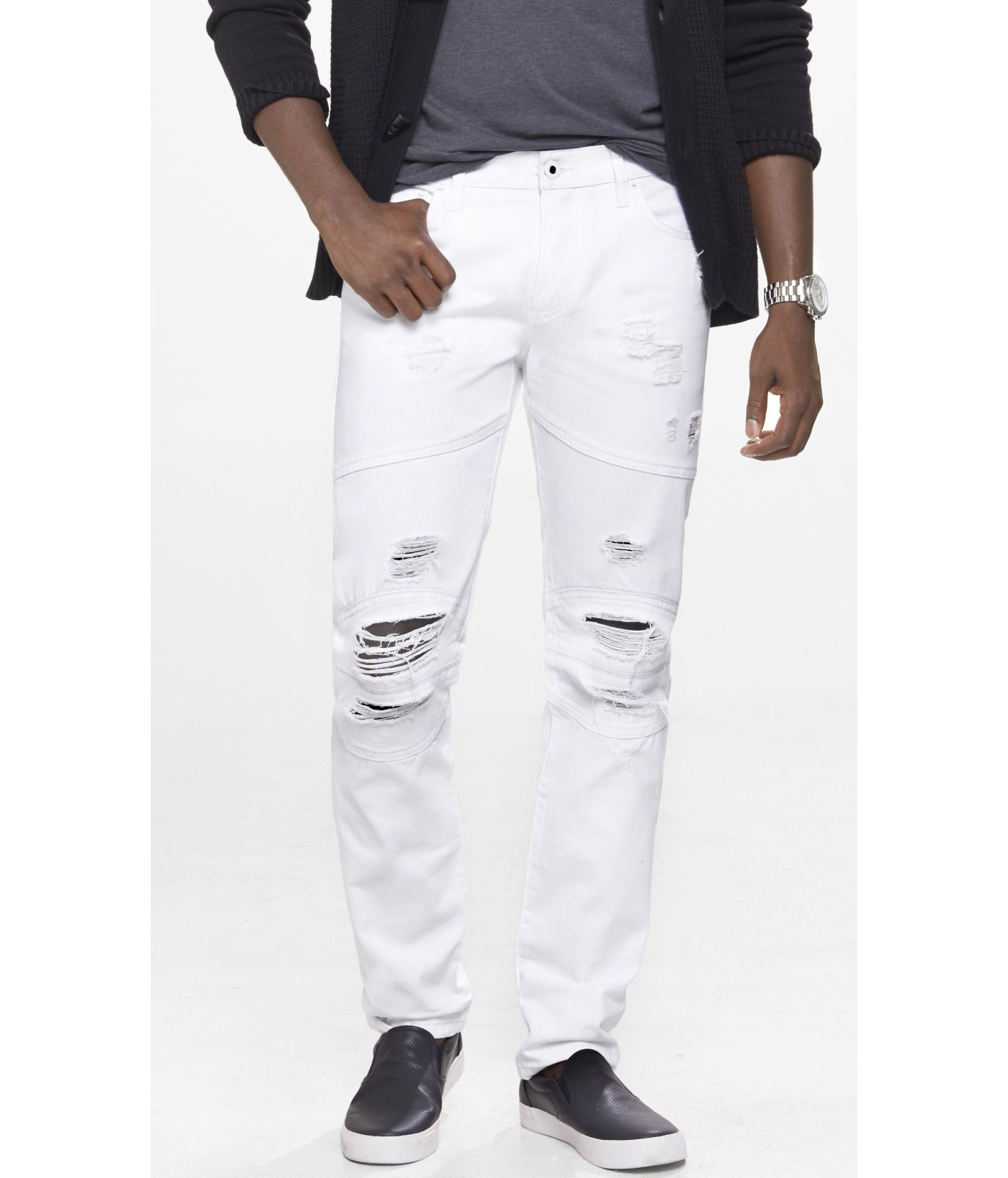 express white jeans mens