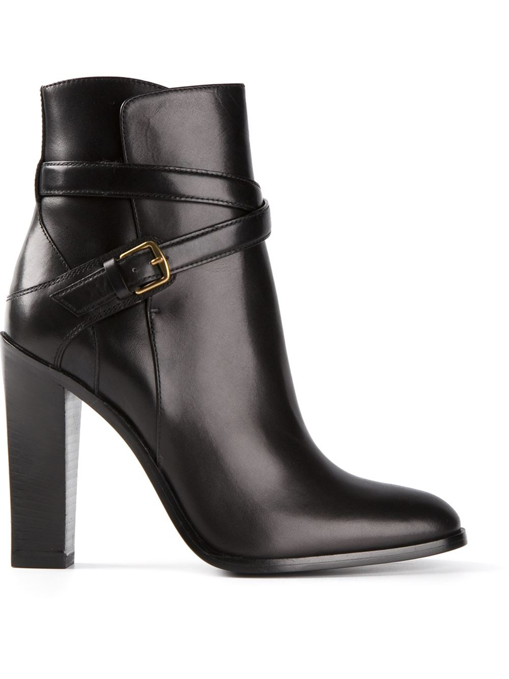 Lyst - Saint Laurent 'Hunting 105' Ankle Boots in Black