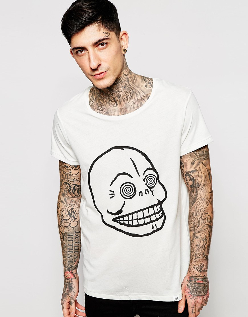 cheap monday skull t shirt