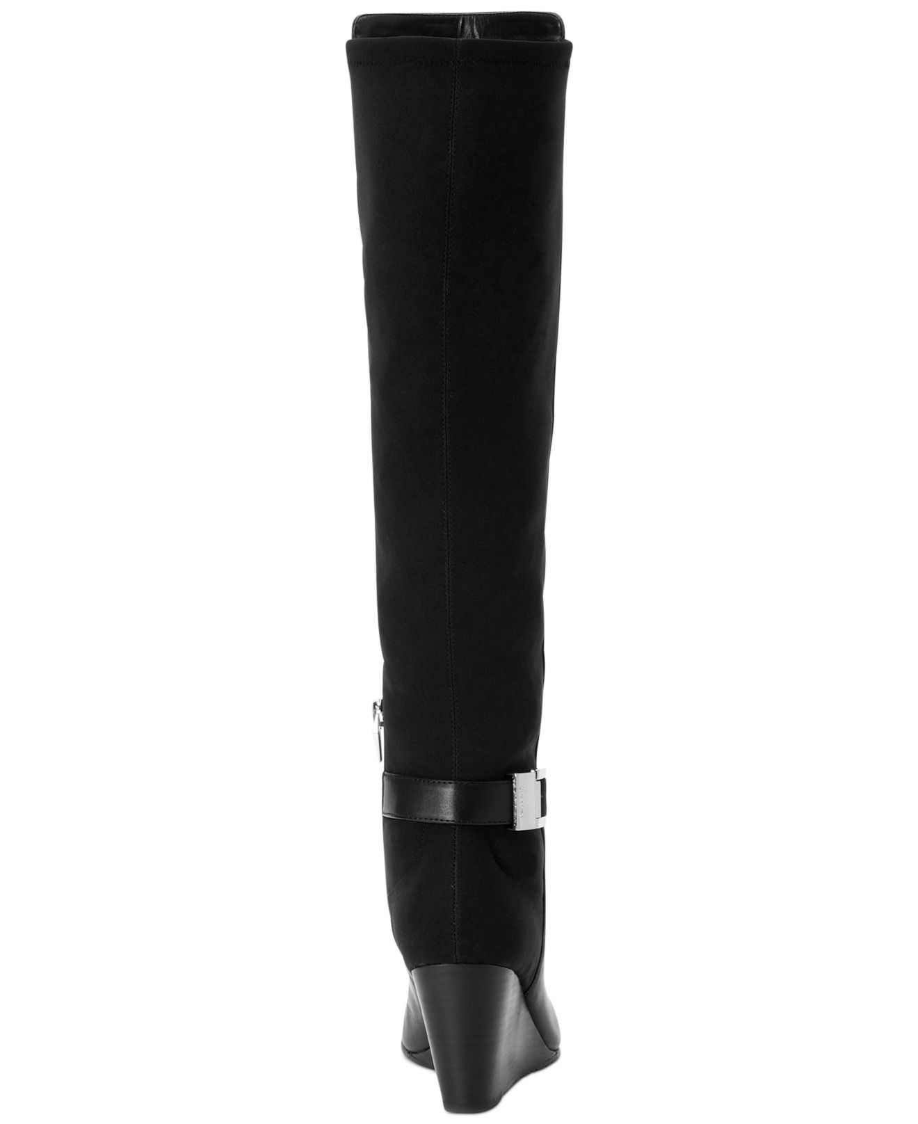 calvin klein tall black boots