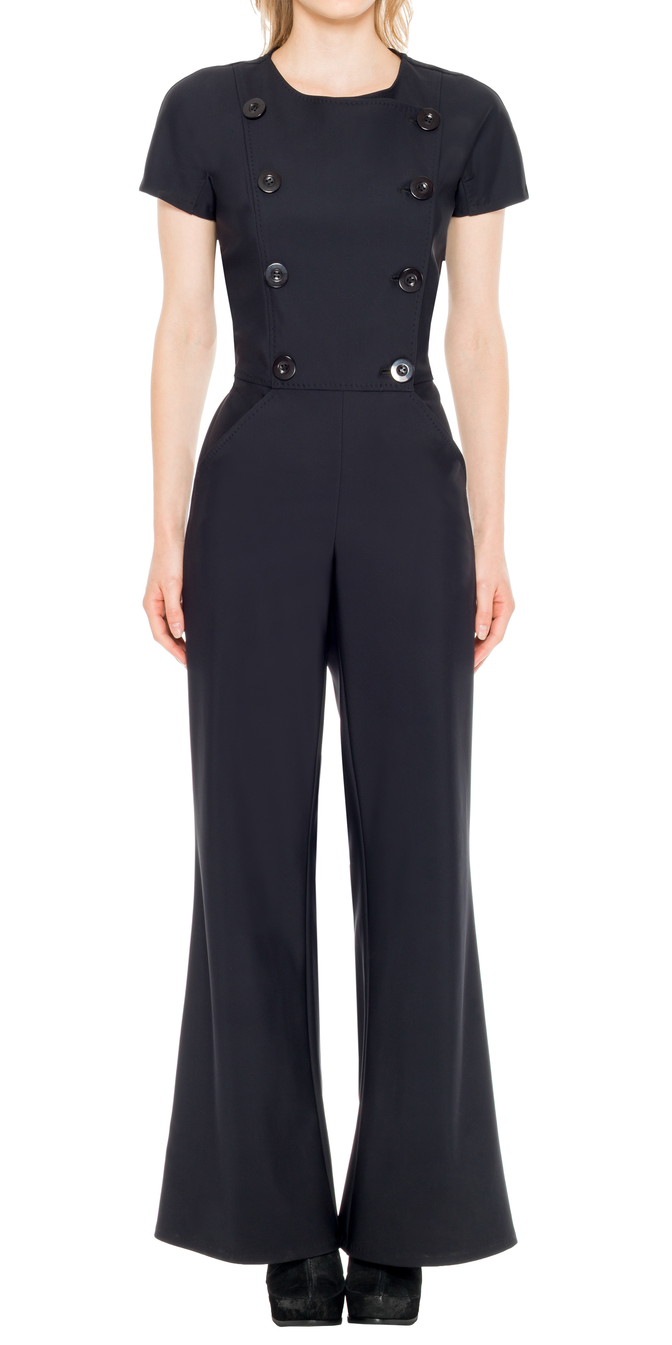 double breasted jumpsuit