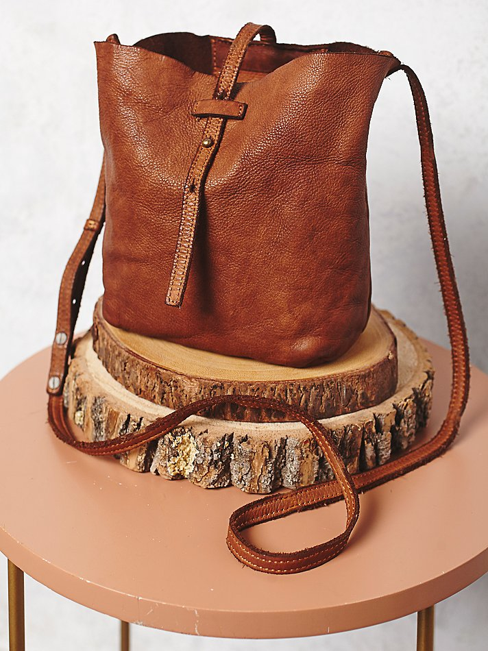 Lyst Free People Burke Mini Bucket Bag In Brown Gallery
