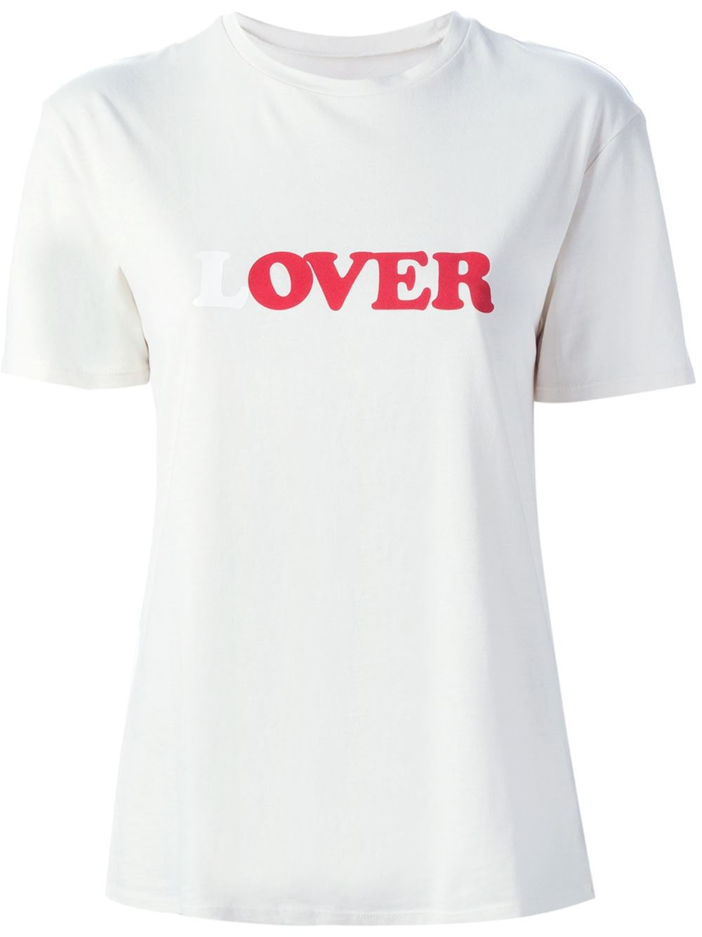 T-shirt White \u0027lover\u0027 6397