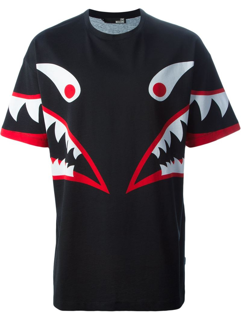 Love Moschino Monster Print T-Shirt in 