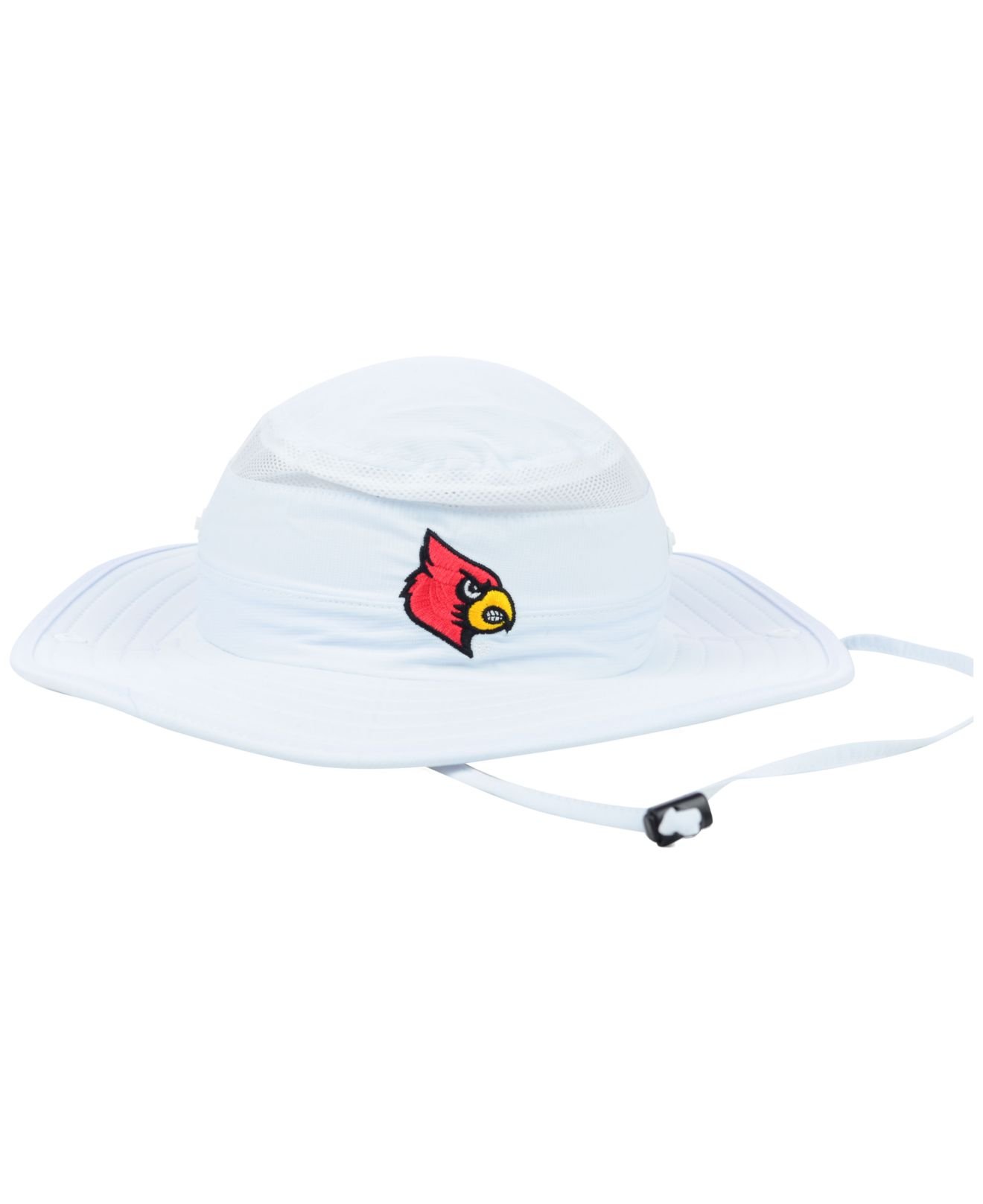 adidas Louisville Cardinals Campus Safari Hat in White for Men | Lyst