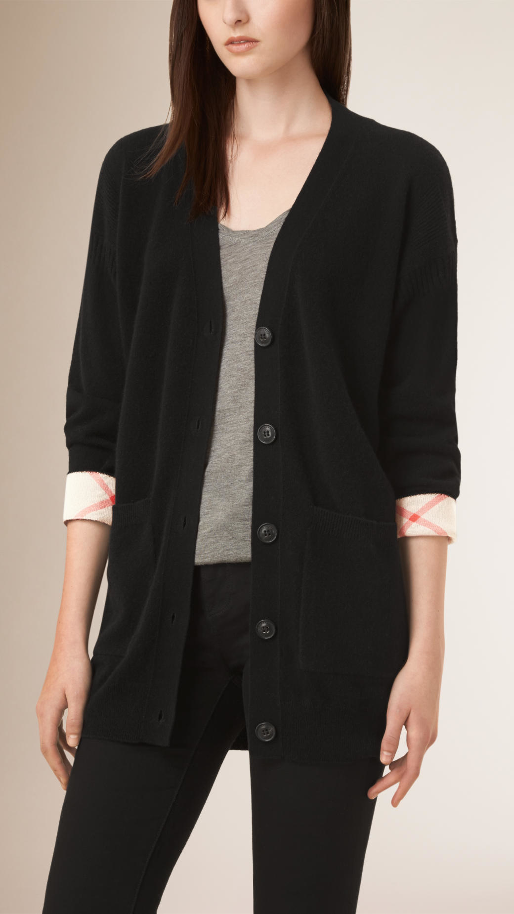 burberry cashmere cardigan