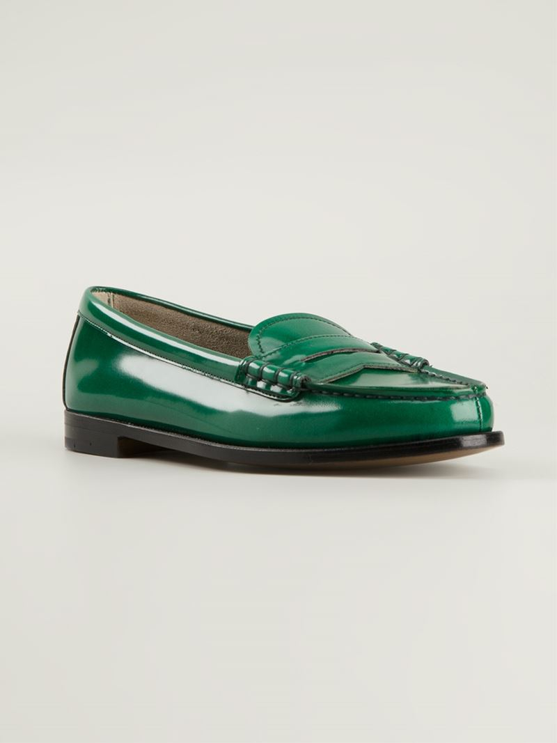 Church's Penny Loafers in Green | Lyst