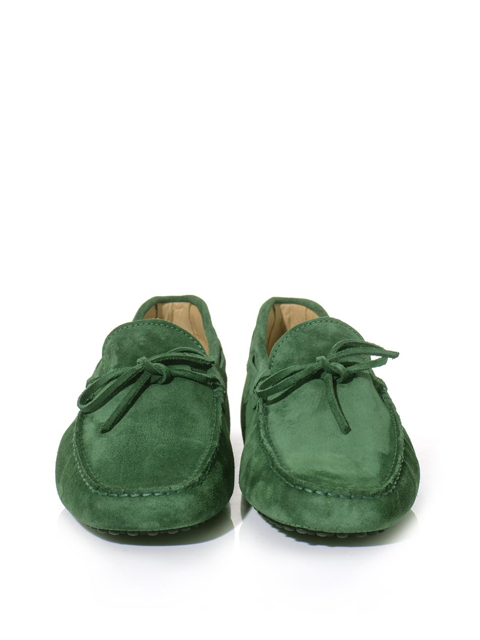 green driving shoes