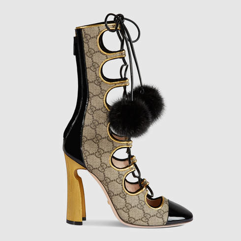 gucci lace up boots
