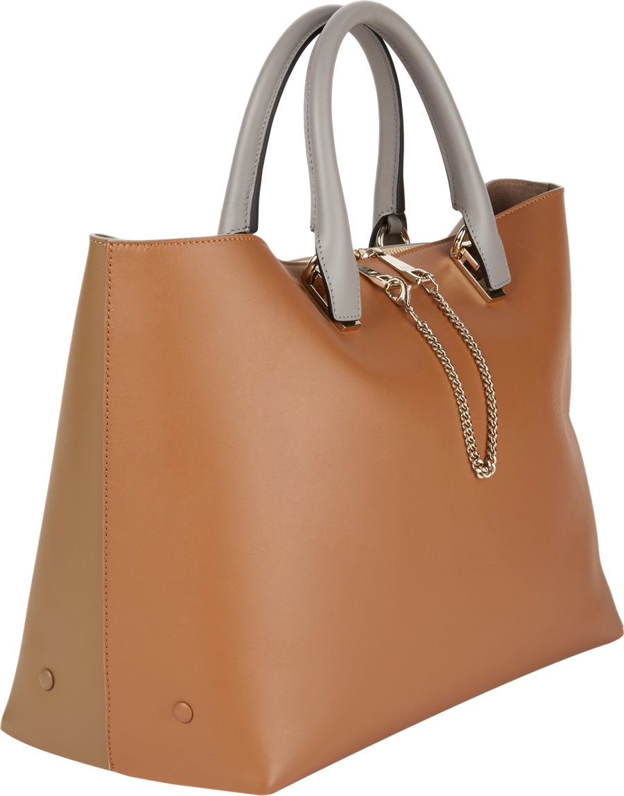 Chlo Medium Baylee Tote in Brown | Lyst