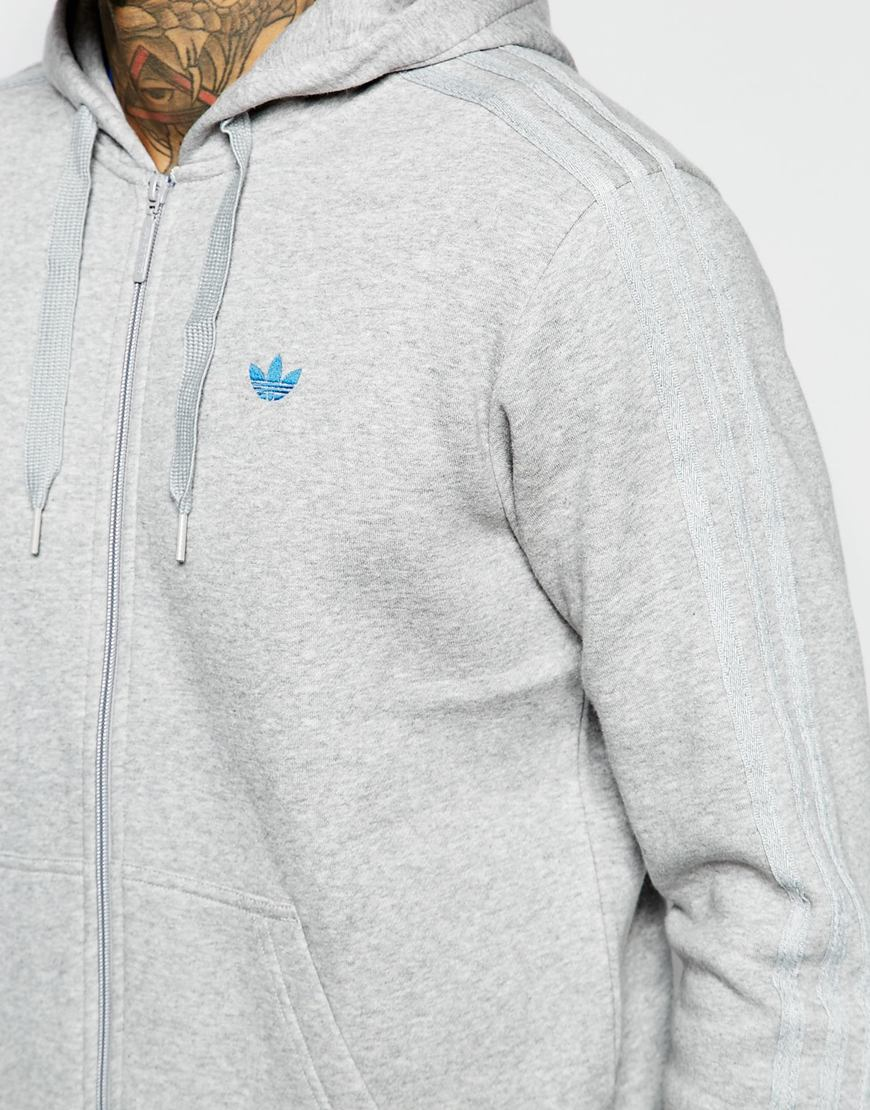 white adidas zip up hoodie