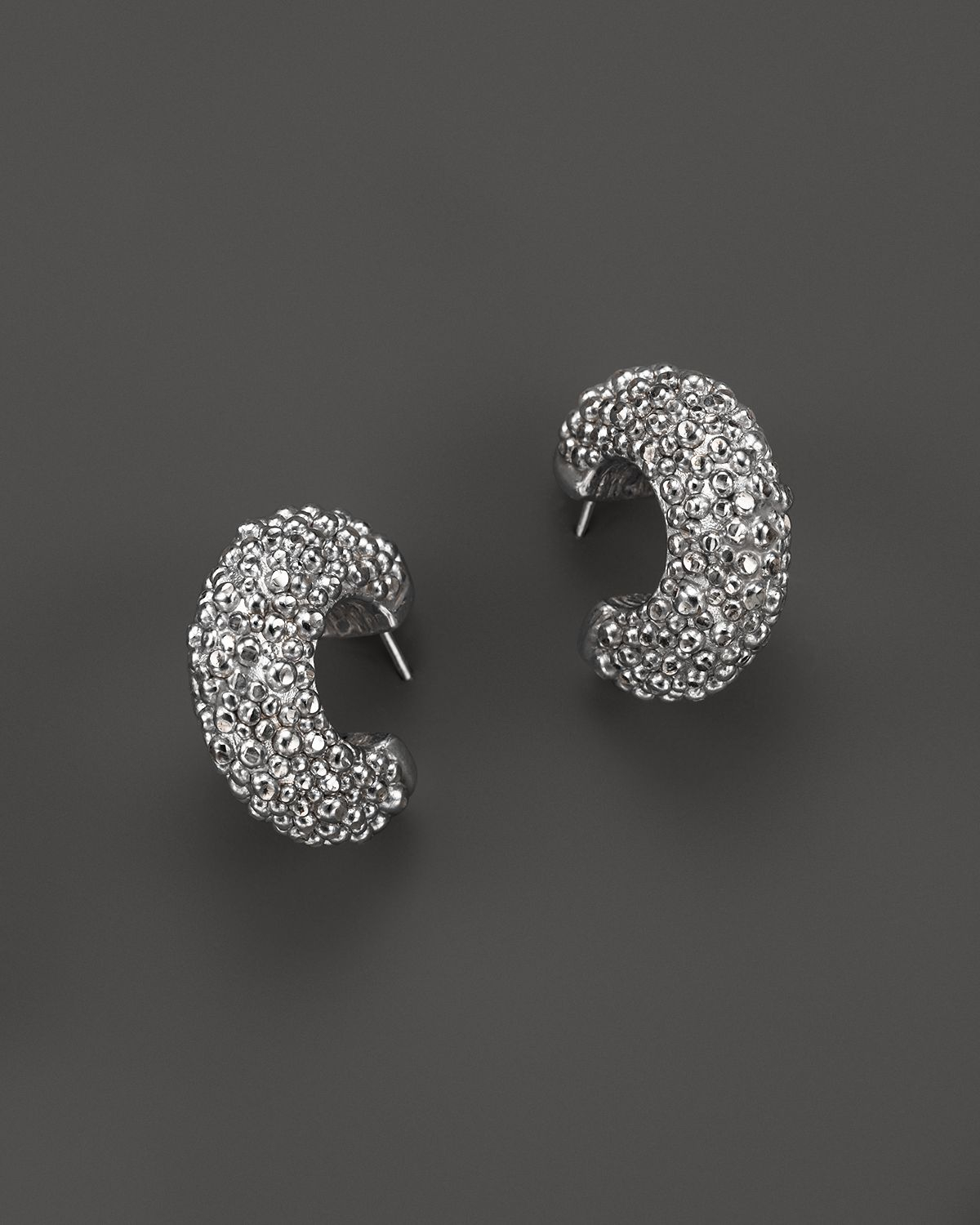 silver coin hoop earrings