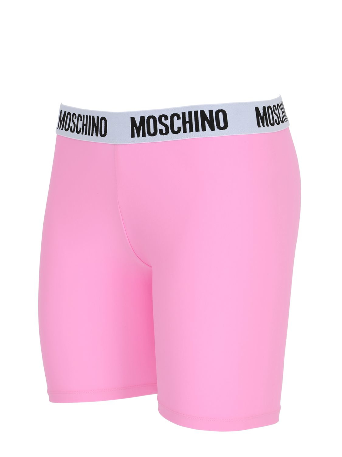 Moschino Lycra Cycling Shorts in Pink 
