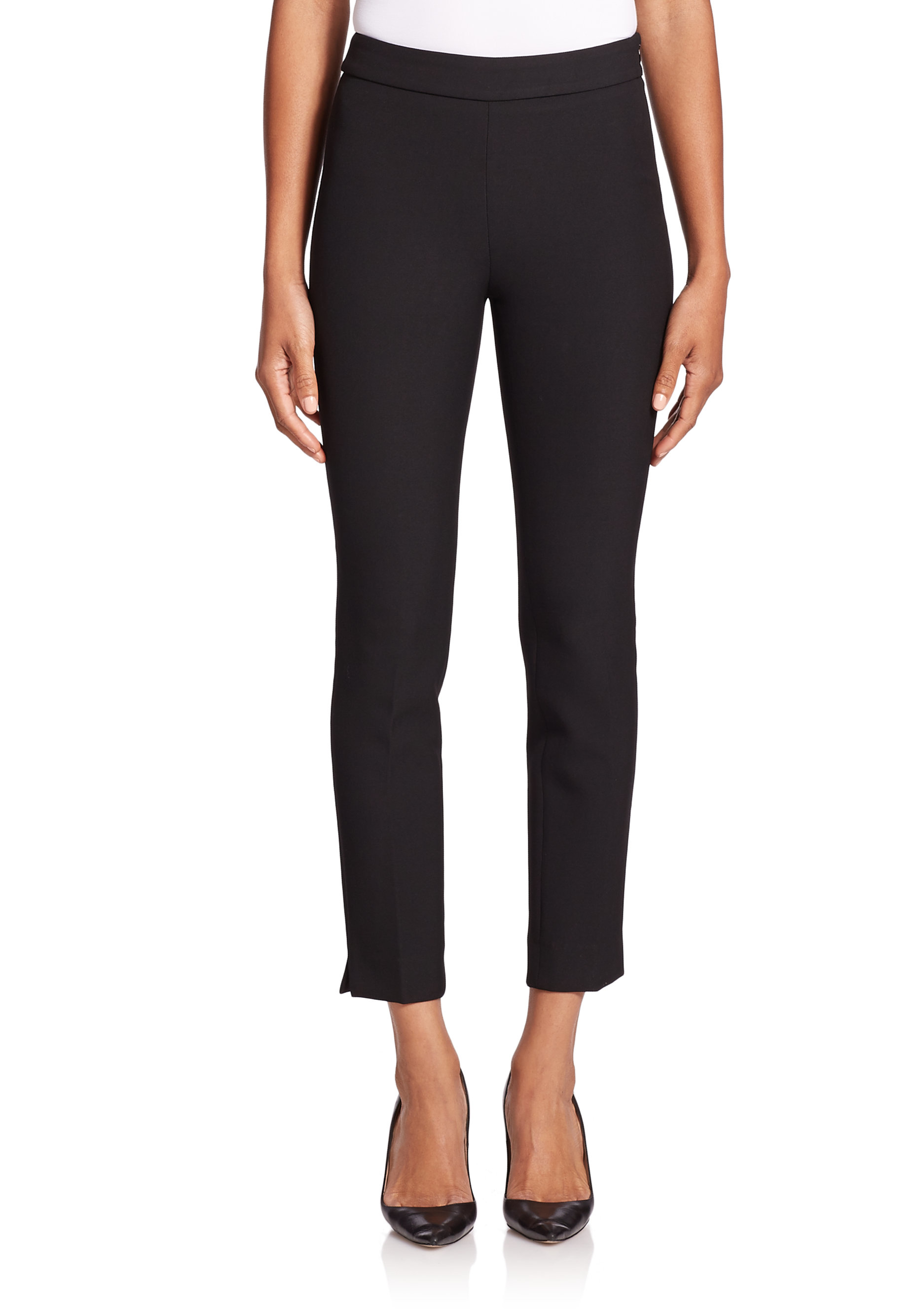 Peserico Double Techno Four Way-stretch Pants in Black | Lyst