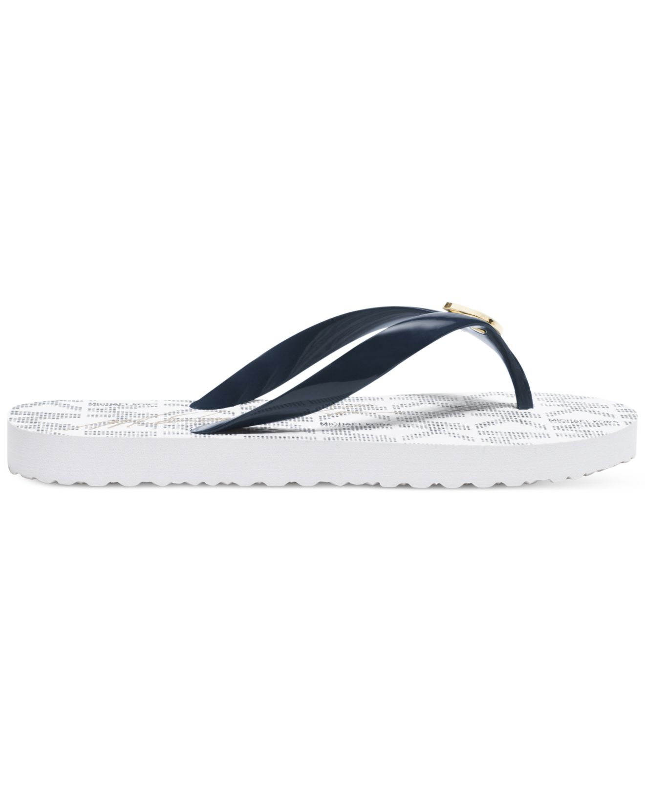 michael kors slippers womens blue
