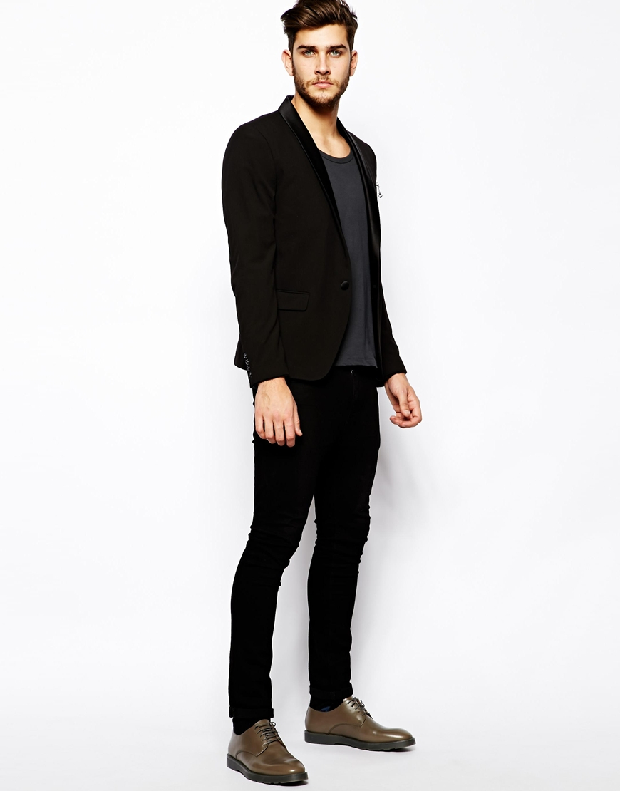 casual tuxedo jacket