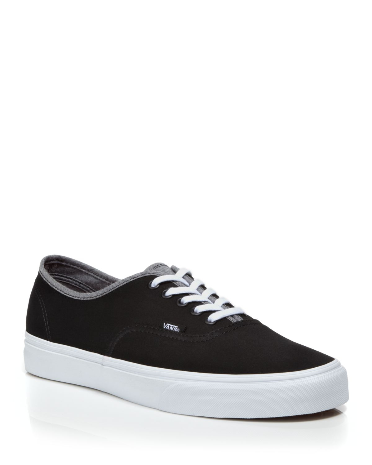 Vans Authentic Lace Up Sneakers in Black for Men | Lyst