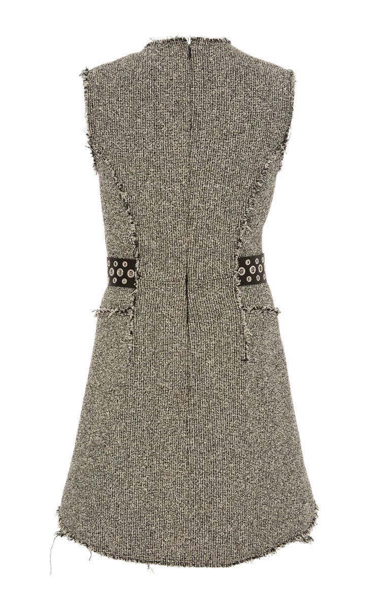 tweed peplum dress