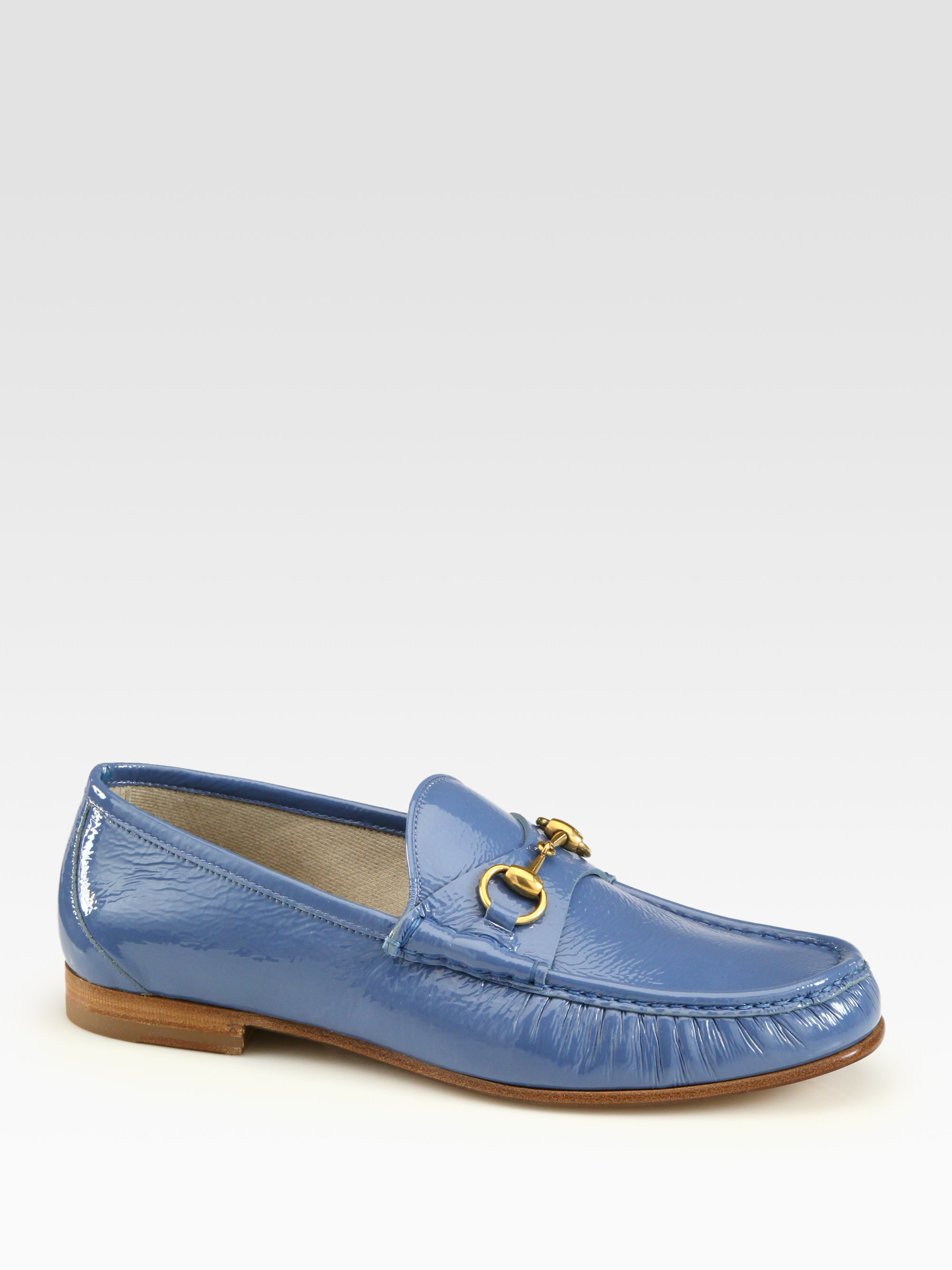 Gucci Roos Patent Leather Horsebit 