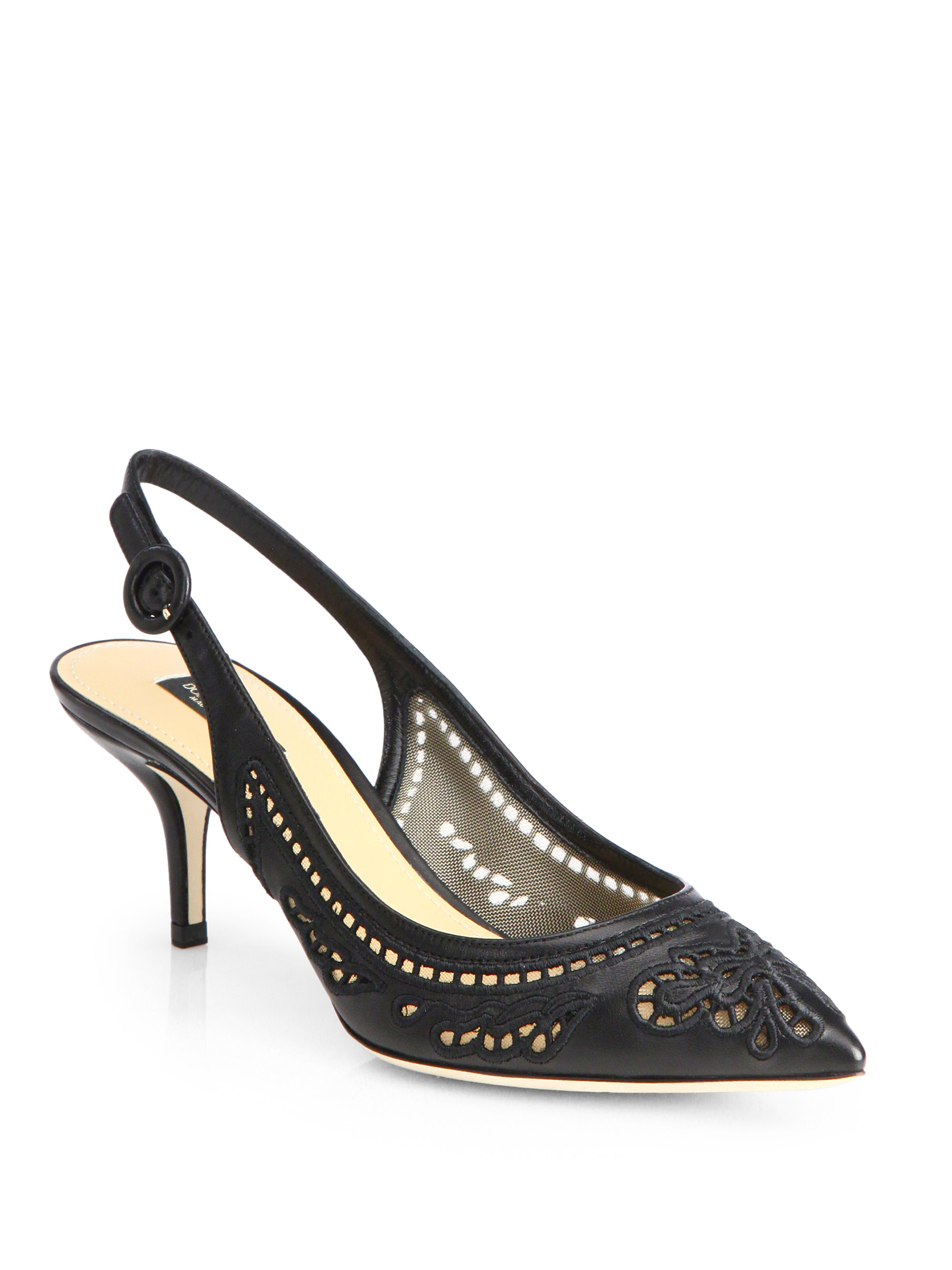 dolce gabbana slingback pumps