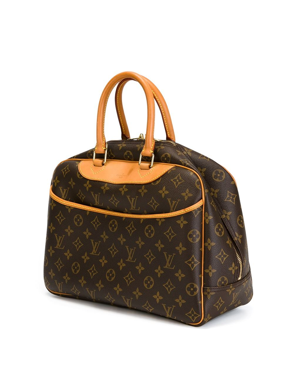 Lyst - Louis Vuitton &#39;Deauville&#39; Luggage Bag in Brown