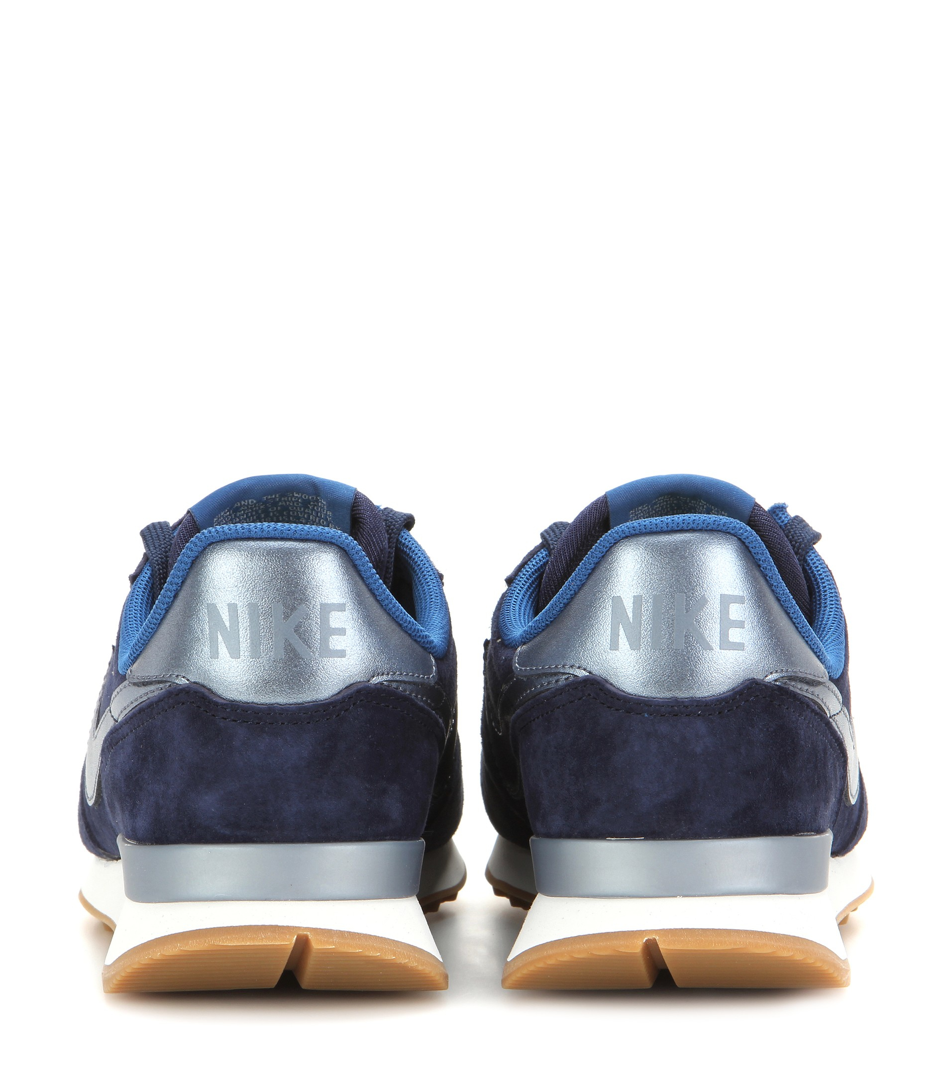 rijstwijn Omkleden tekort Nike Internationalist Suede Sneakers in Blue | Lyst