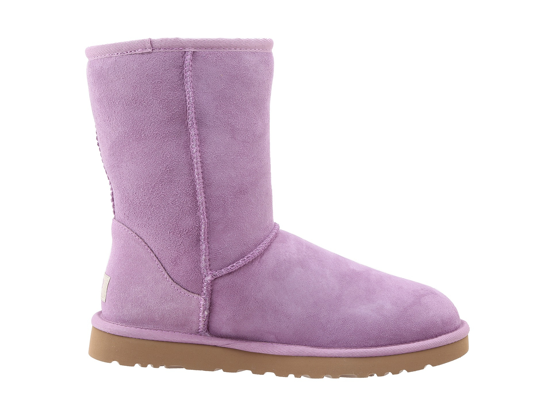 purple fluffy uggs