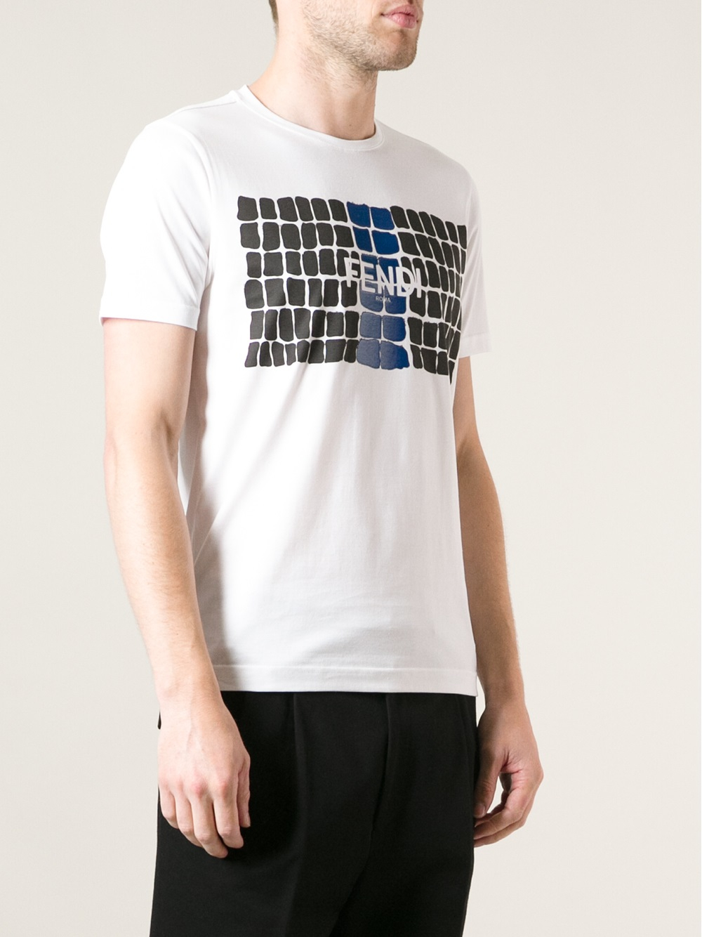 white fendi shirt