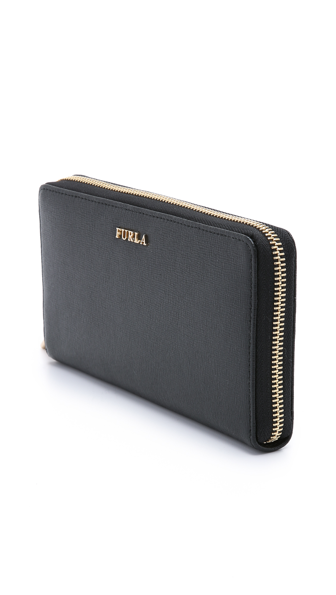Lyst Furla Babylon Xl Zip Around Wallet Onyx in Black