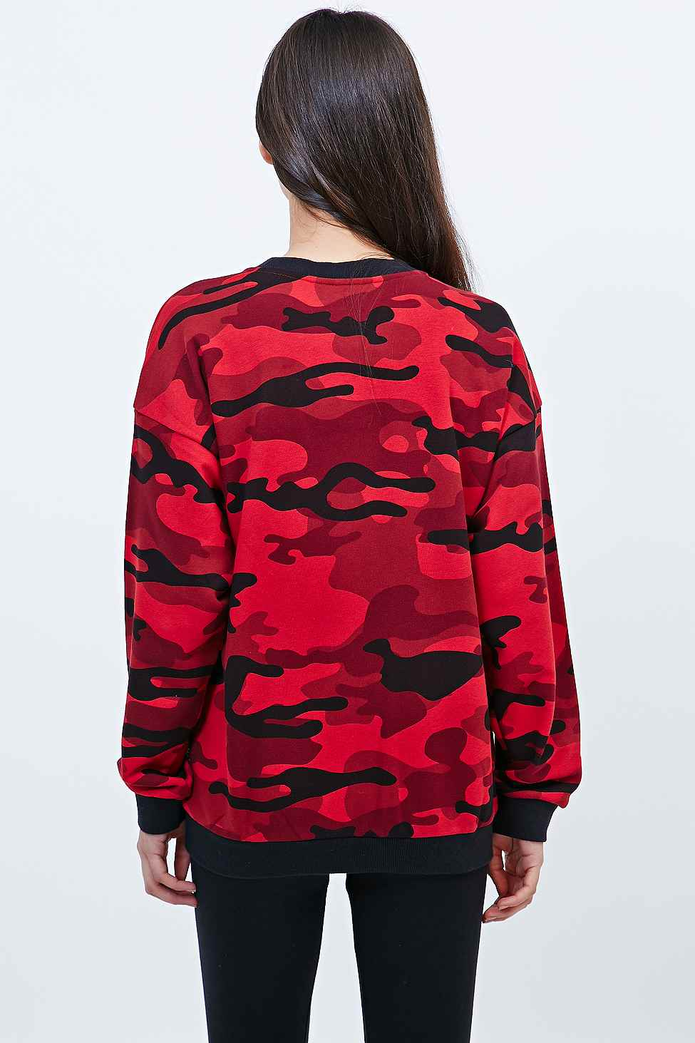 adidas Clash Sweatshirt In Red - Lyst