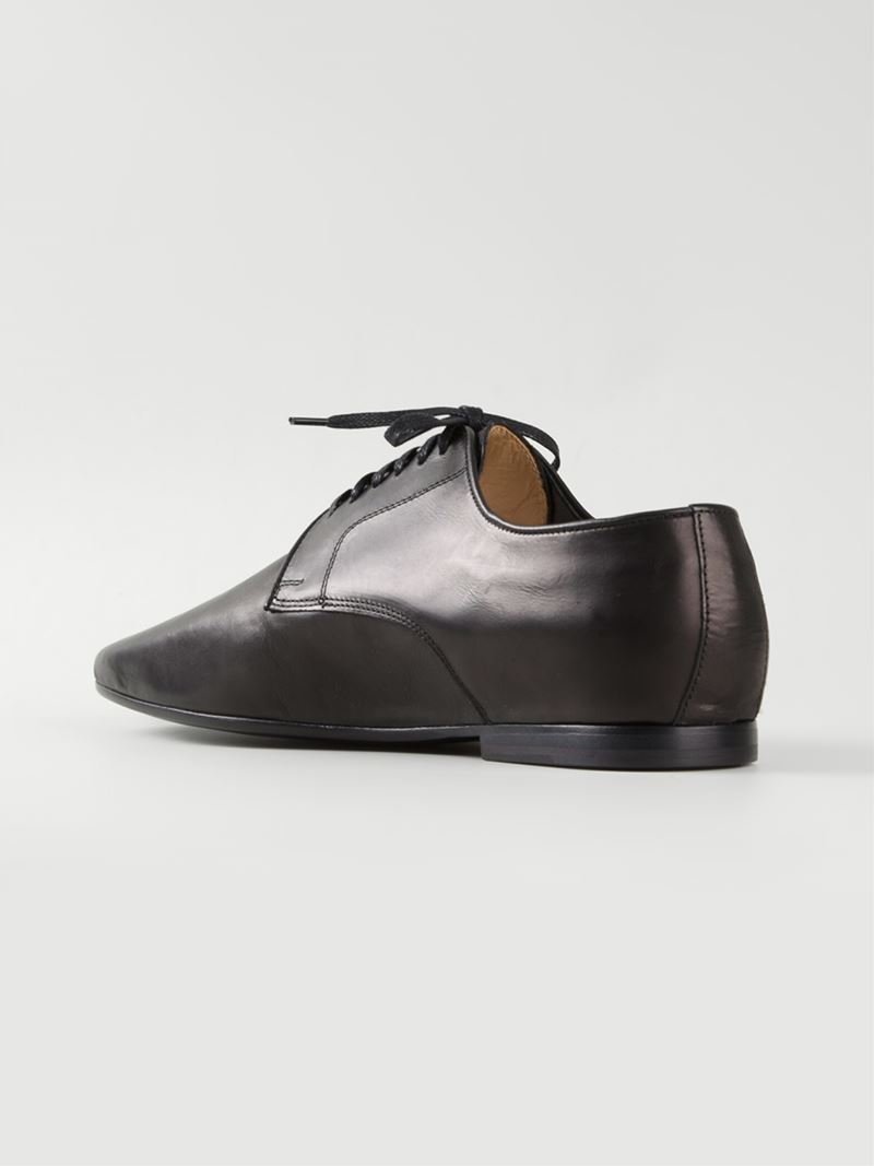 Lemaire Classic Derby Shoes in Black for Men - Lyst