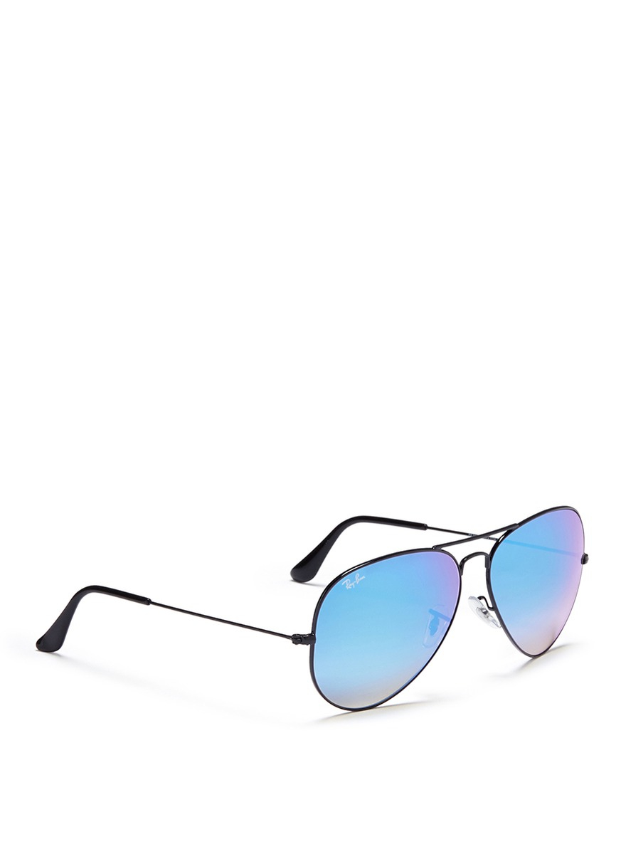 ray ban aviator bleu miroir ray ban aviator bleu miroir
