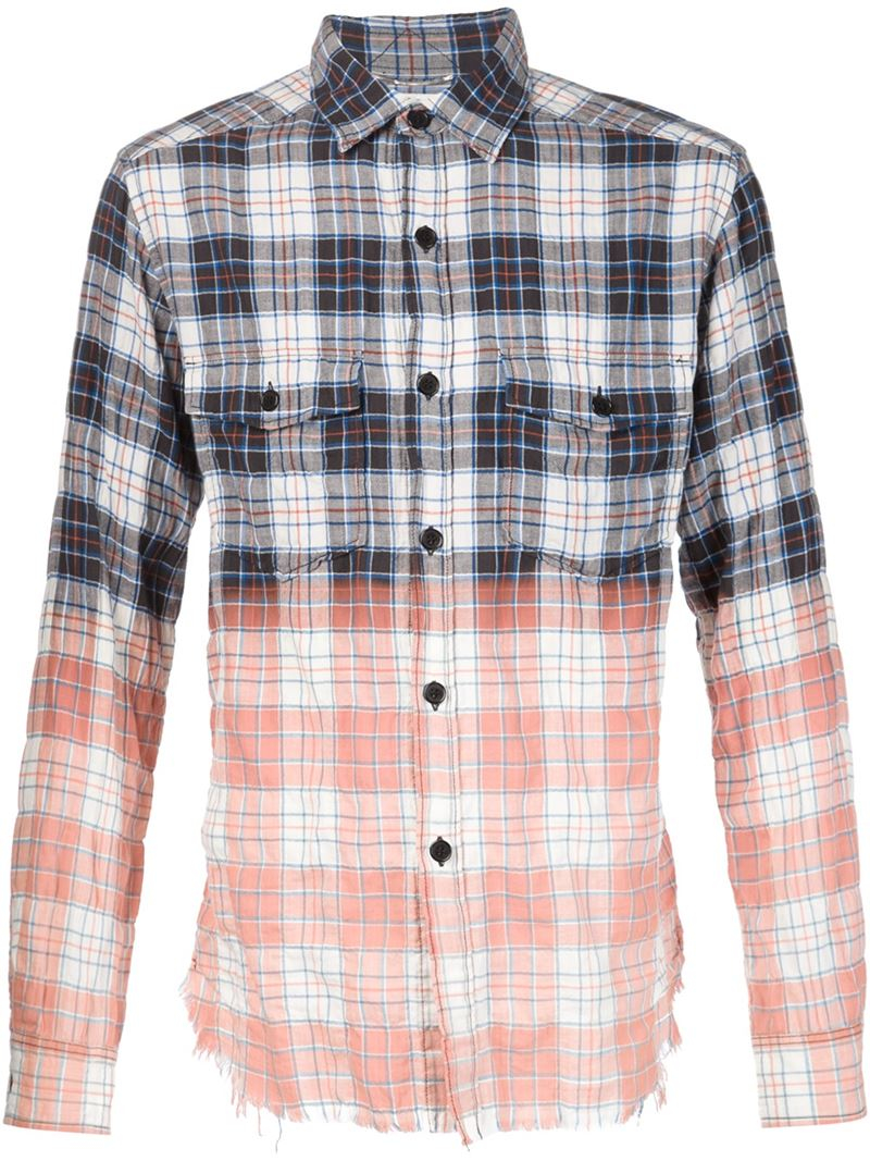 saint laurent plaid shirt