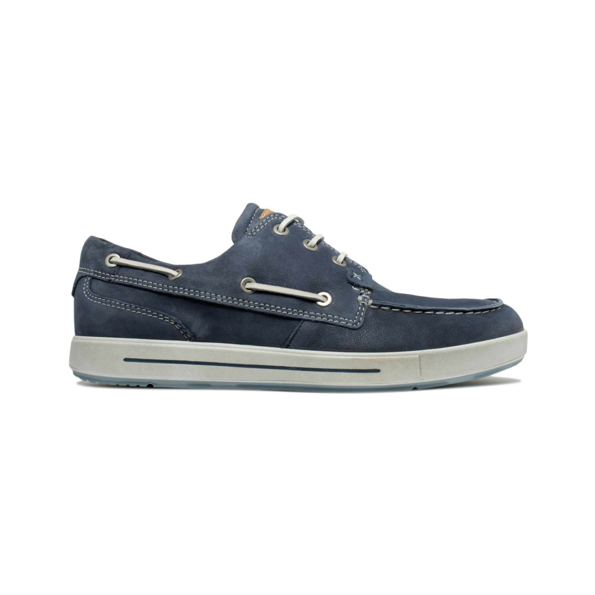 Ecco Androw Boat Shoes in Marine (Blue) for Men - Lyst