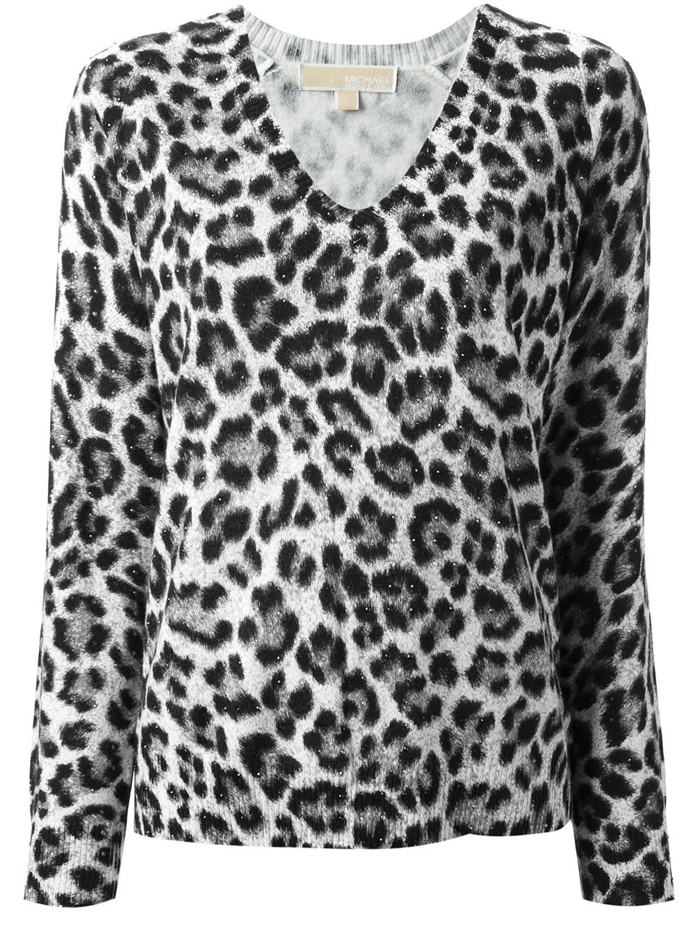 michael kors leopard sweater