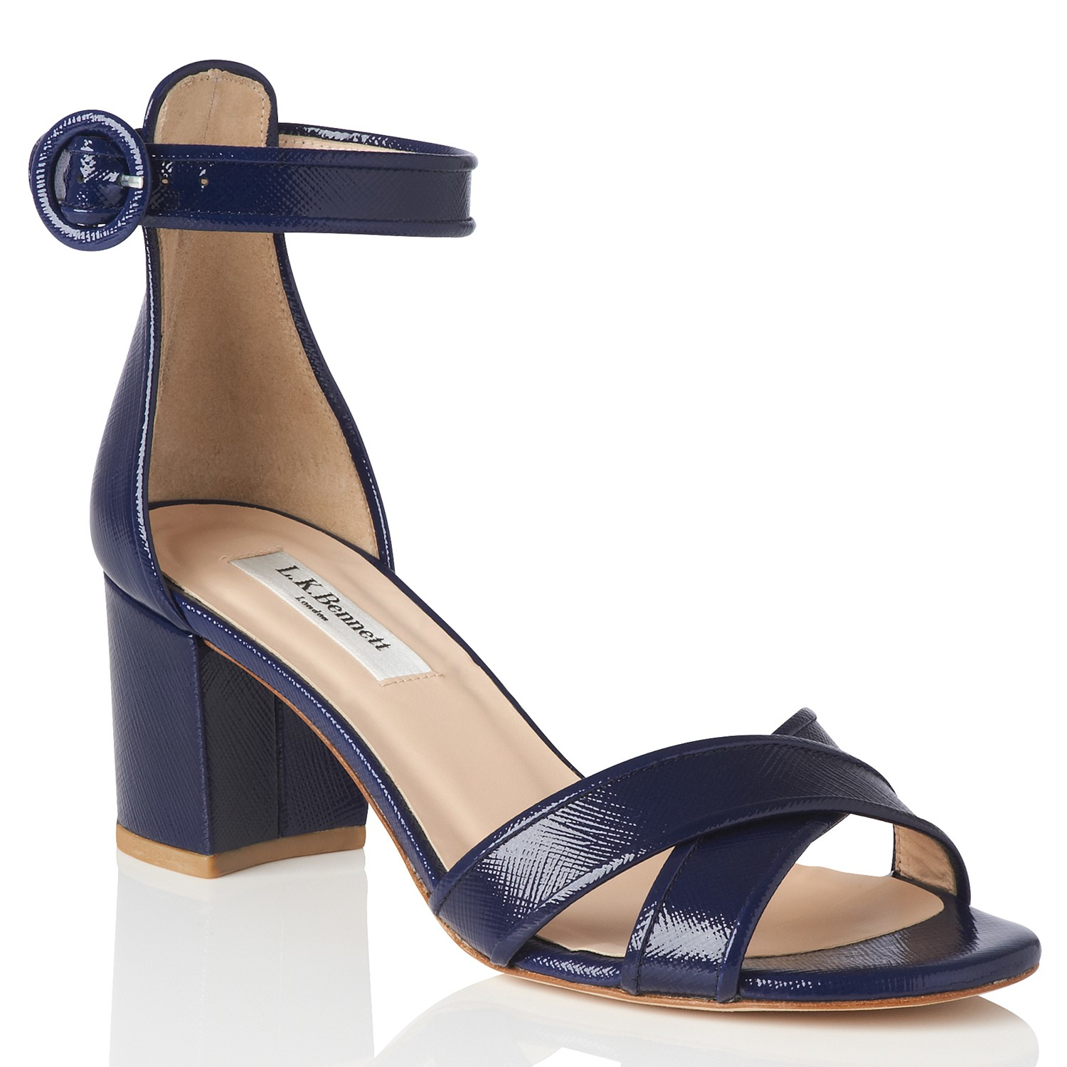 lk bennett block heel sandals