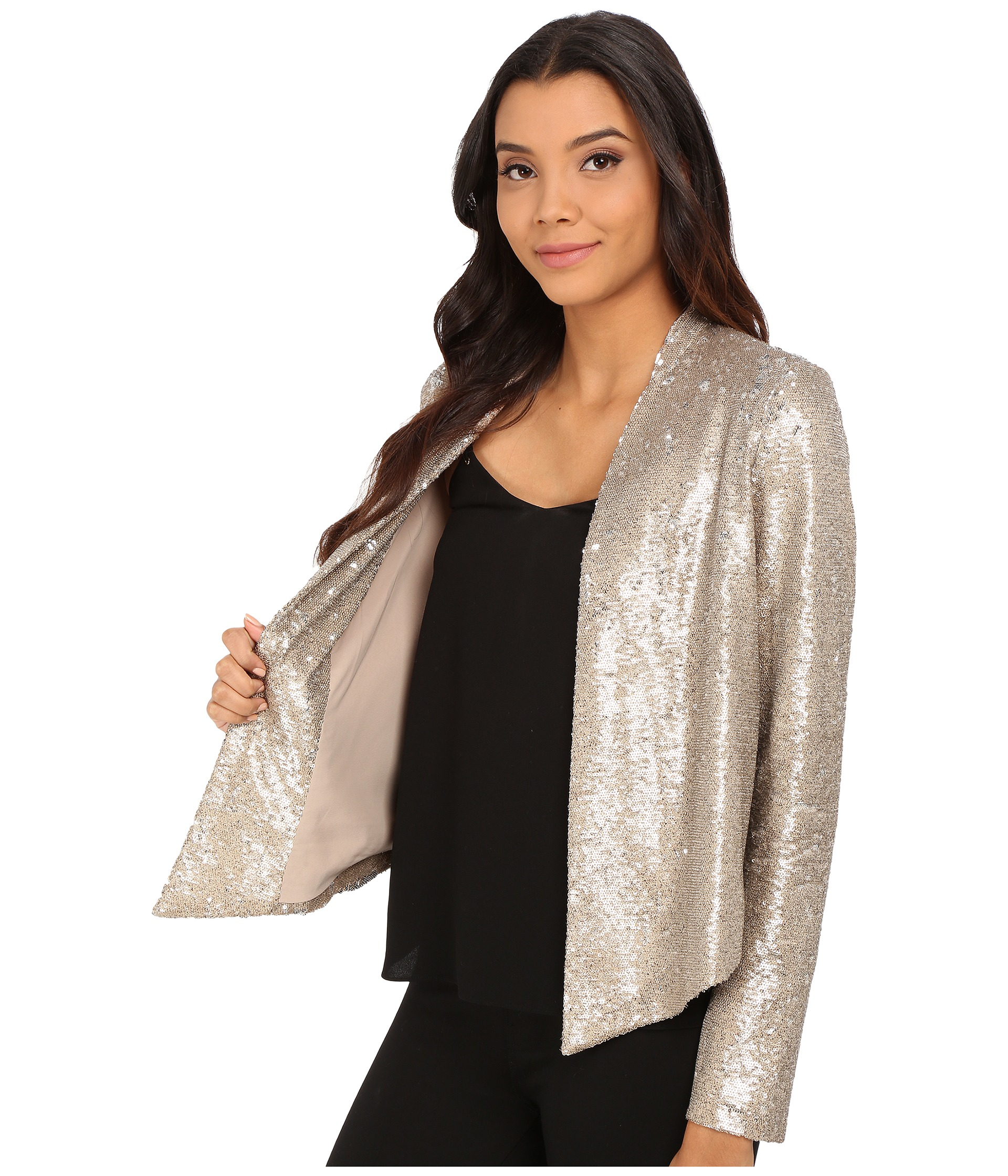 champagne sequin jacket