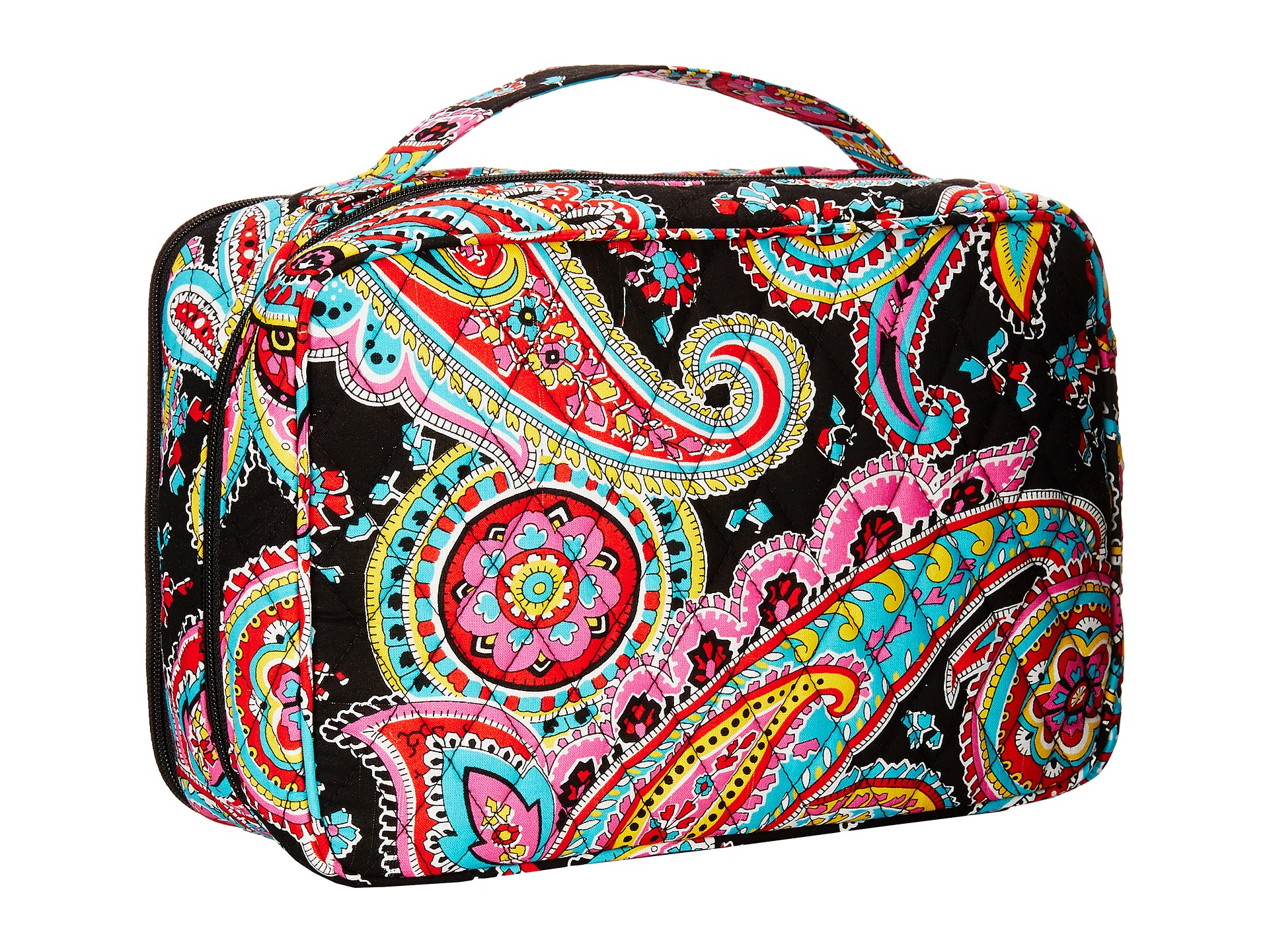 Vera Bradley Large Blush & Brush Makeup Case in Black | Lyst