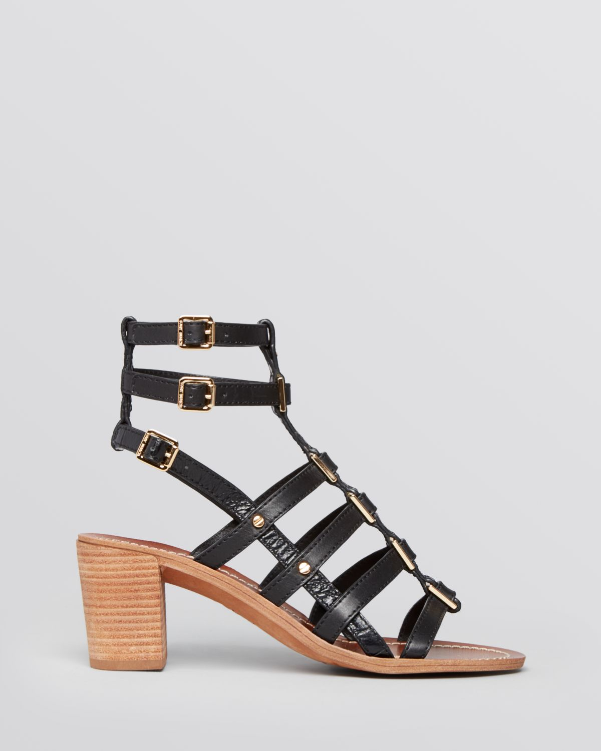 lace up gladiator sandals block heel