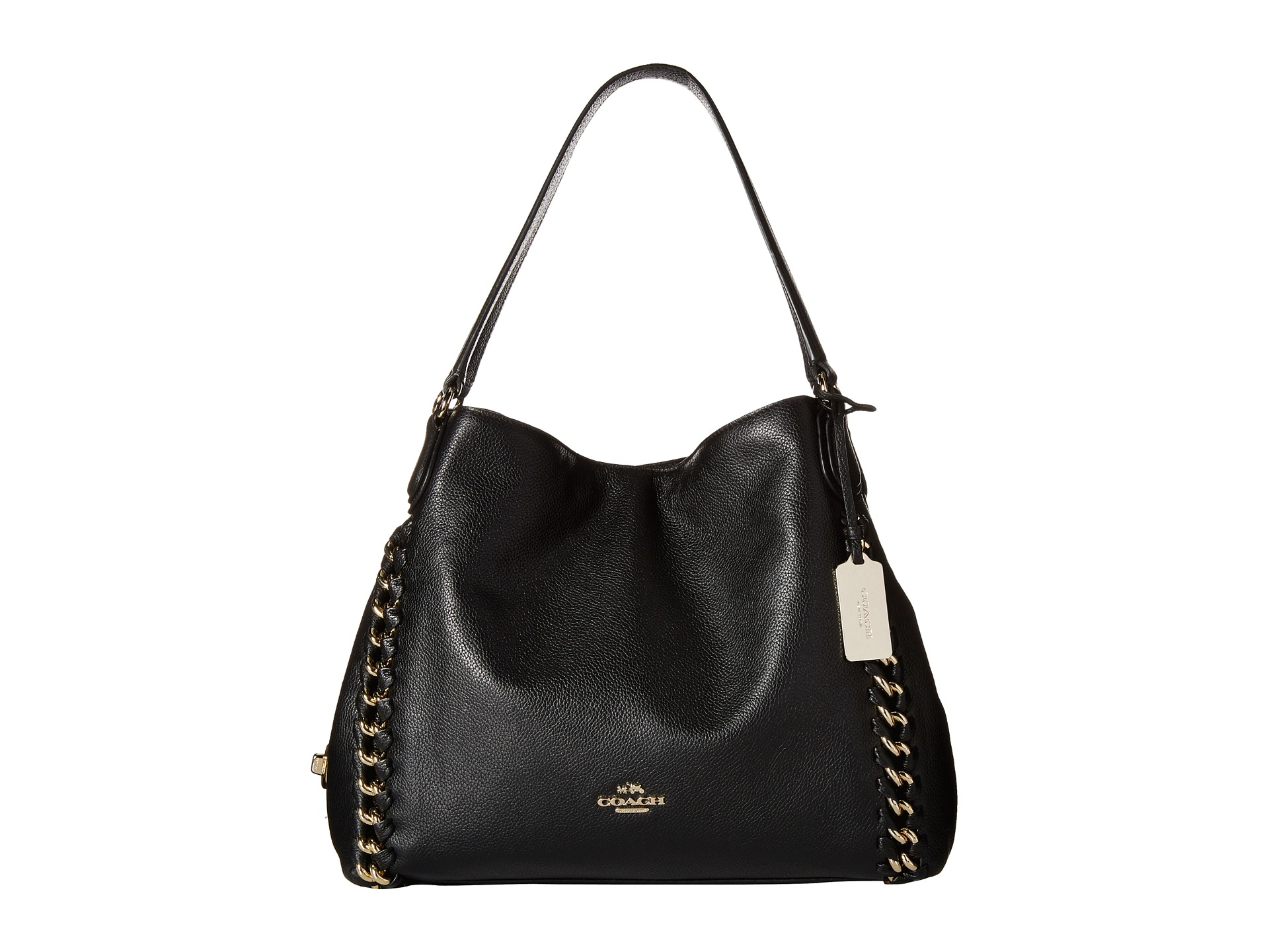 COACH Jumbo Whiplash Edie 31 Shoulder Bag in Black | Lyst