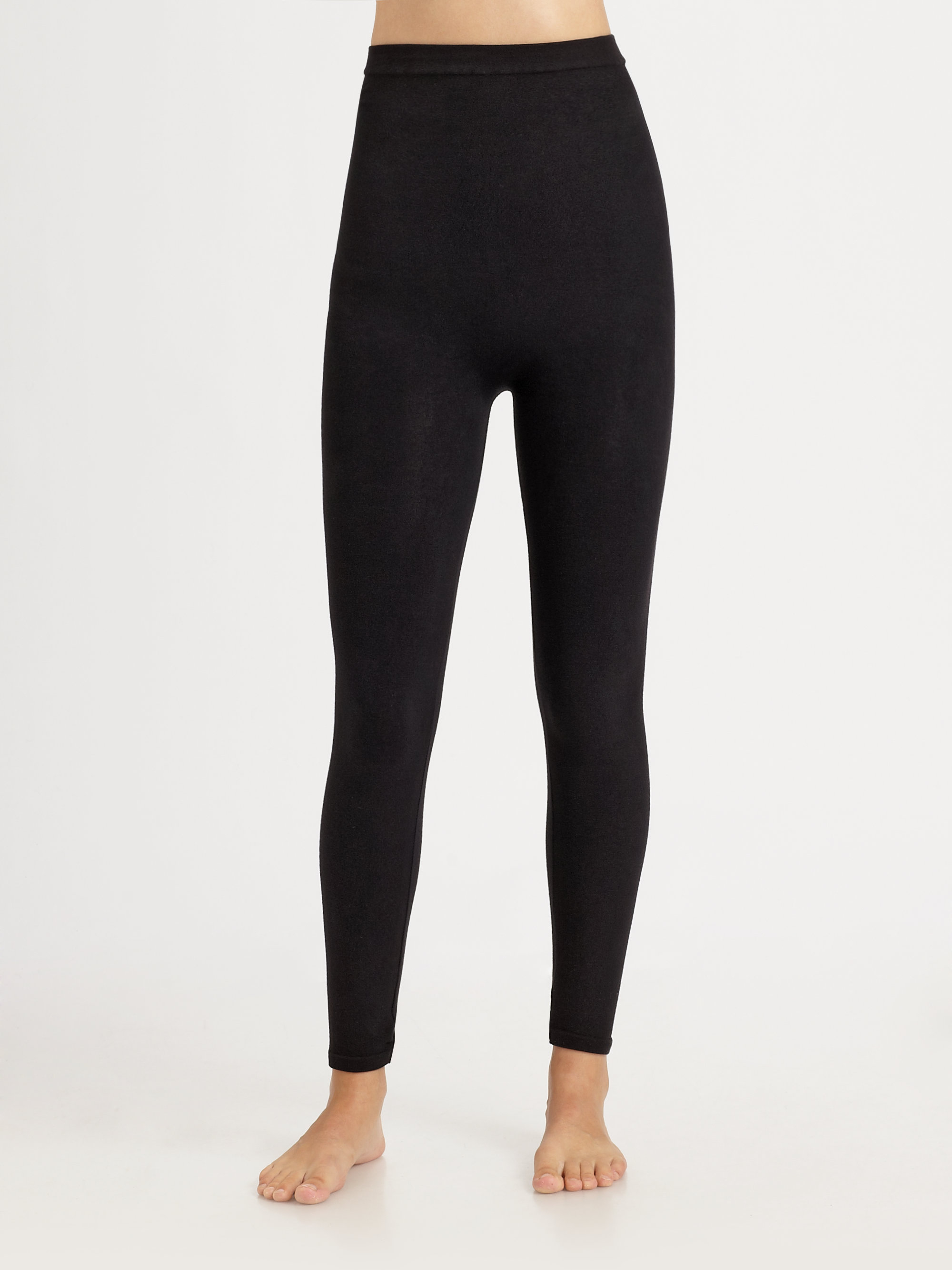 Spanx Highwaisted Shaping Leggings in Black Lyst