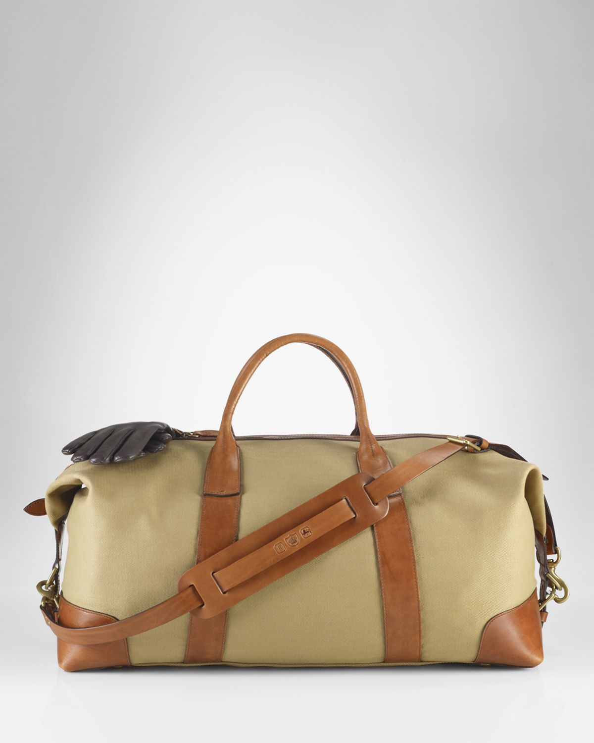 Ralph Lauren Polo Canvas Duffle Bag in Khaki (Natural) for Men | Lyst