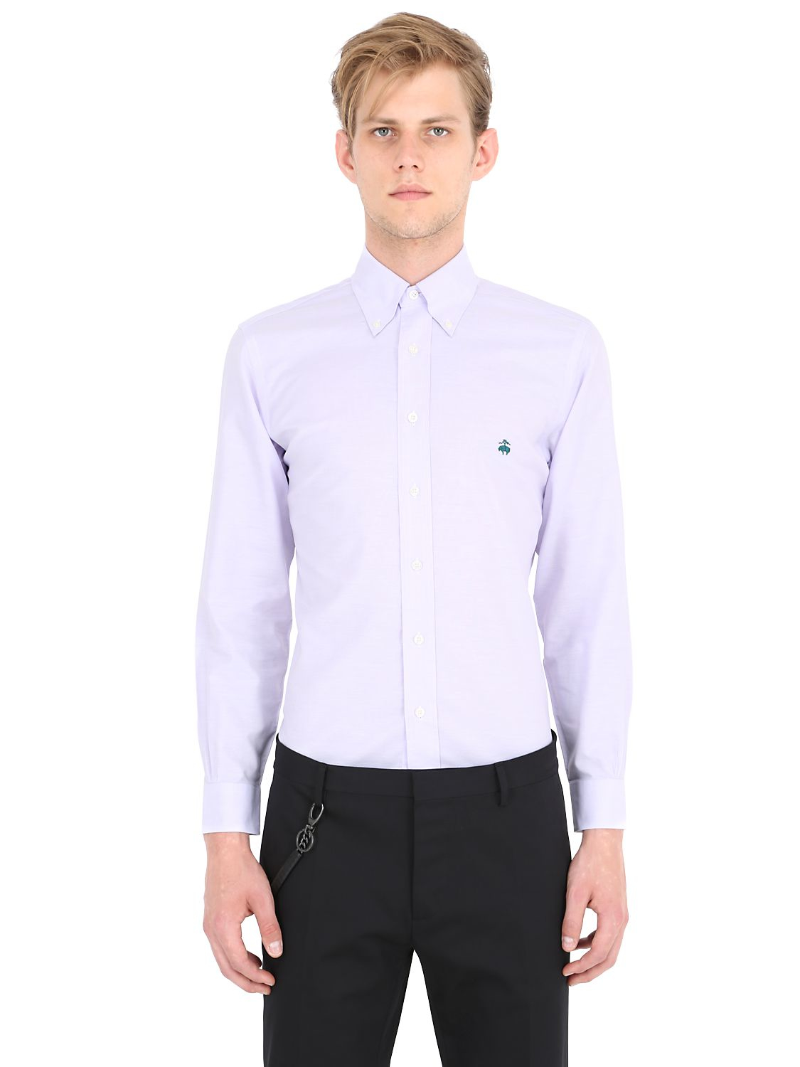 lavender oxford shirt