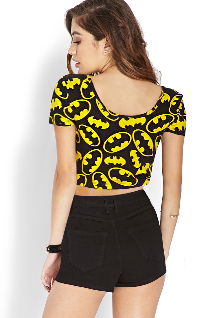 batman crop top forever 21