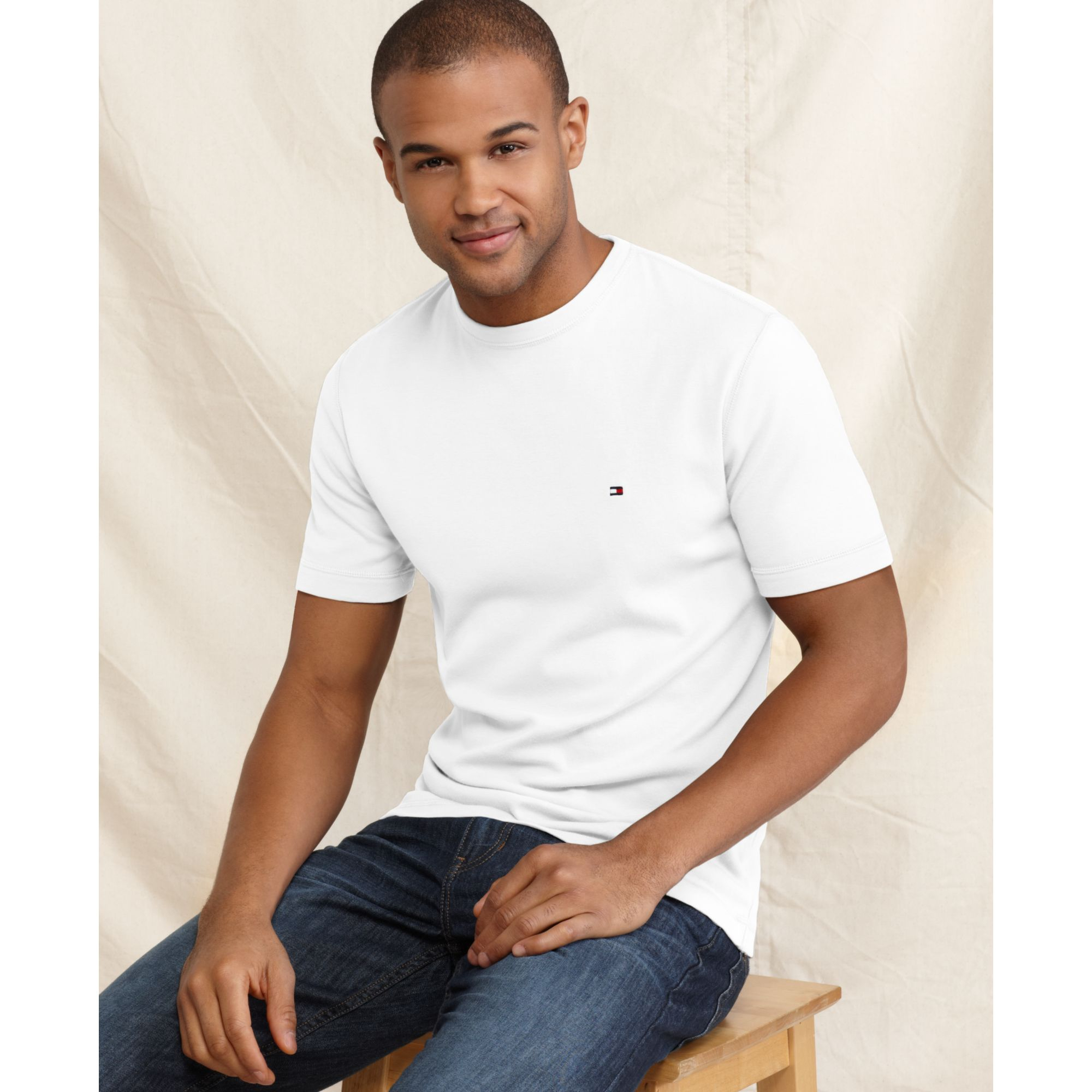 Tommy Hilfiger White Tee Deals, 57% OFF | www.accede-web.com