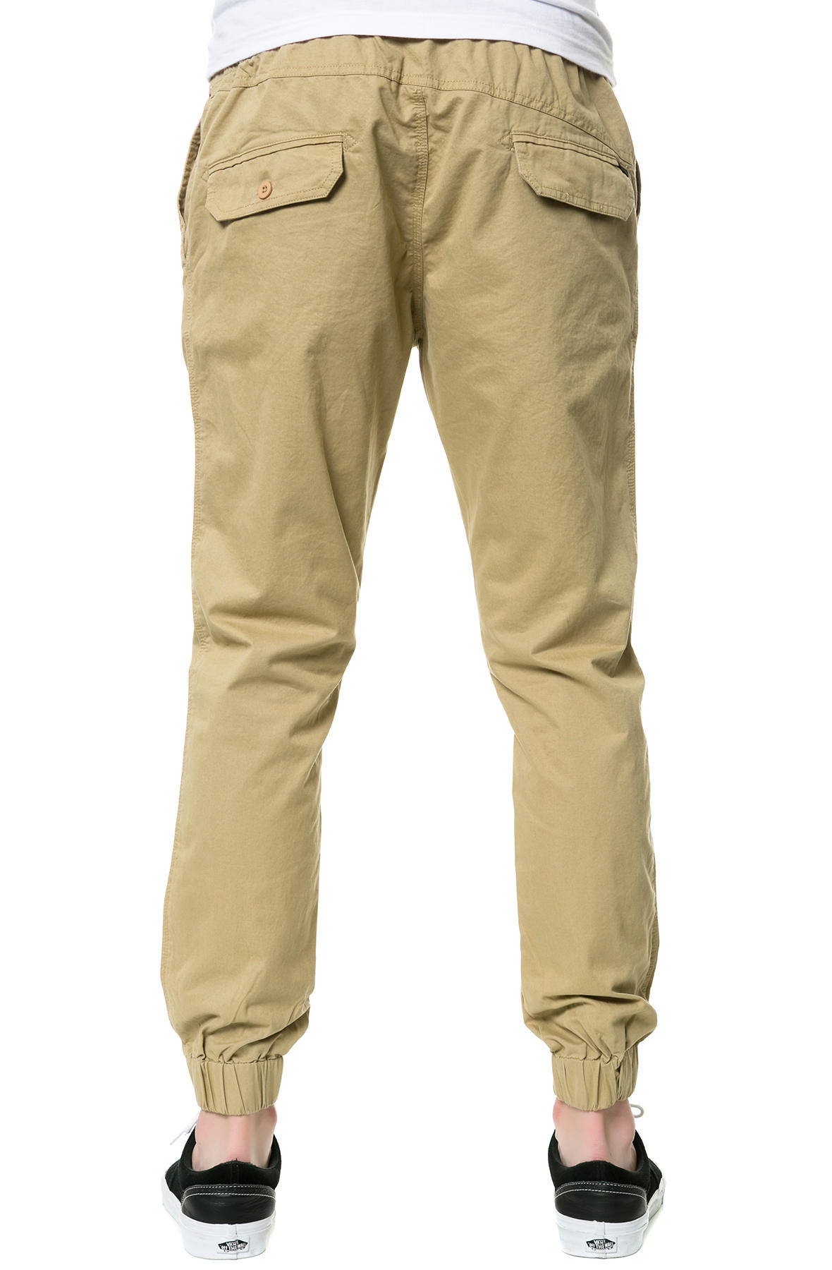 red stack pants